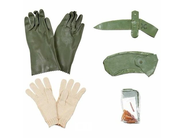 Cz/sk opch-70 nbc rubber coverall, hazmat pak - afbeelding 3 van  4