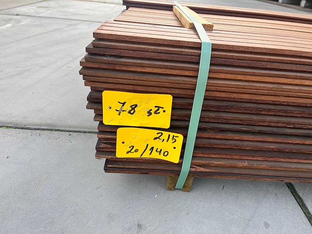 D-deck - d-deck terrasplanken merbau (78x) - afbeelding 1 van  5