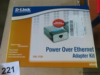 D-link power over ethernet adapter kit, 3 stuks - afbeelding 1 van  3