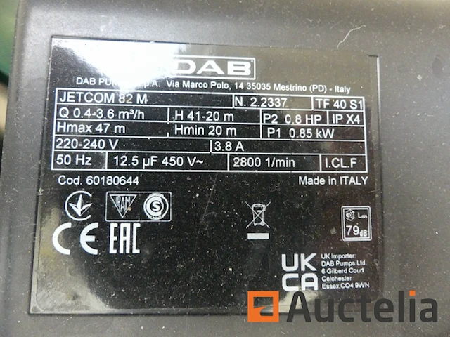 Dab waterpomp jetcom 82 m - afbeelding 8 van  8