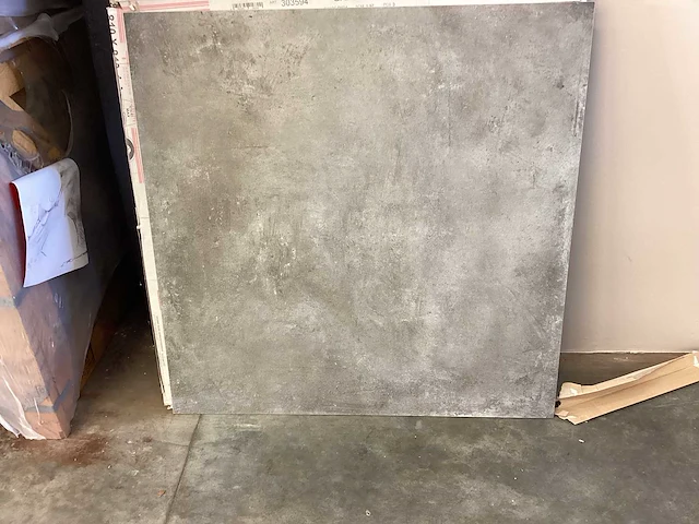 Dado gare du nord grey mat 81x81 cm tegel 44,62 m² - afbeelding 4 van  8