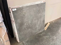 Dado gare du nord grey mat 81x81 cm tegel 44,62 m² - afbeelding 7 van  8
