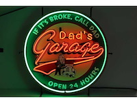 Dad's garage - neon verlichting - afbeelding 1 van  2
