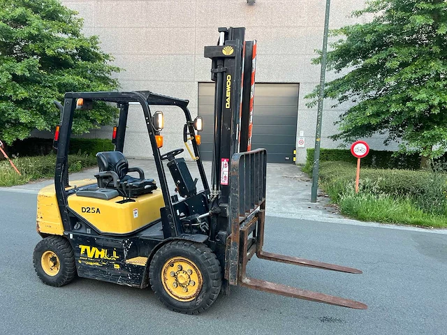 Daewoo - 2003 - d25a-3 - vorkheftruck - afbeelding 3 van  19