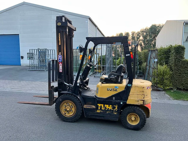 Daewoo - 2003 - d25a-3 - vorkheftruck - afbeelding 15 van  19