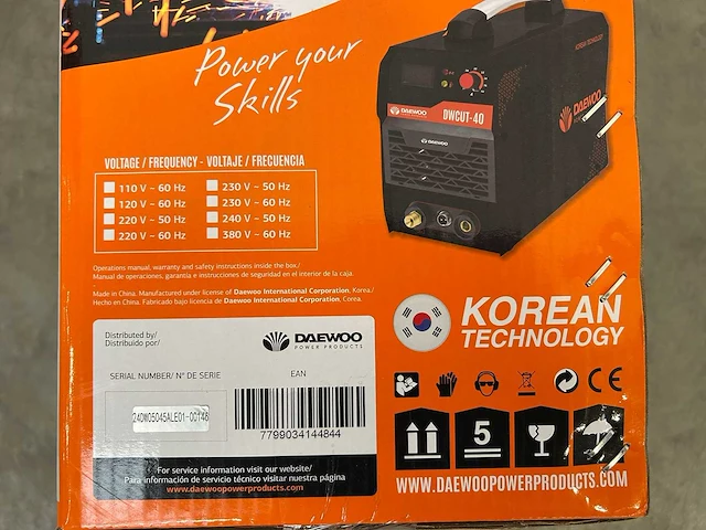 Daewoo - 2024 - dwcut40 - plasmasnijmachine - afbeelding 12 van  13