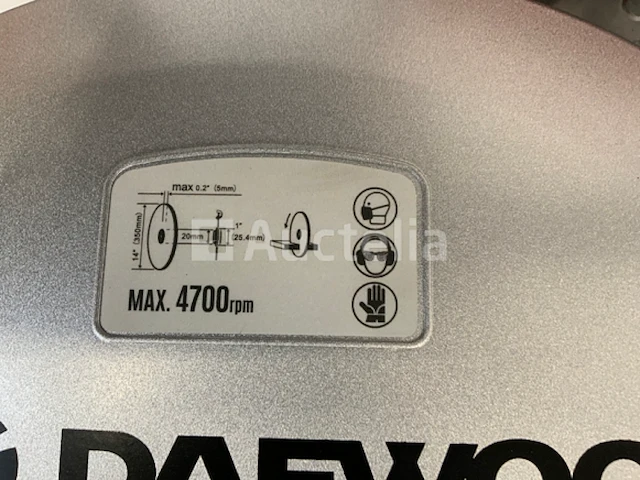 Daewoo - 2025 - dacnq740s - betonzaag - afbeelding 1 van  18
