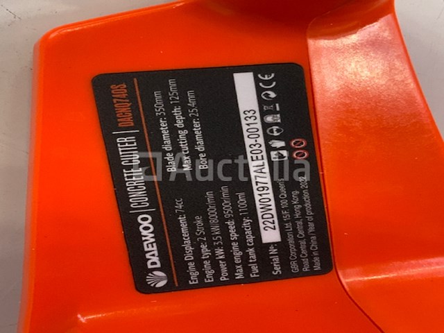 Daewoo - 2025 - dacnq740s - betonzaag - afbeelding 4 van  18