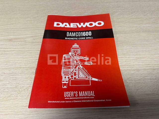 Daewoo - 2025 - damcd1600 - magnetische boormachine - afbeelding 11 van  11