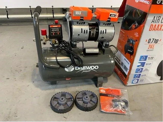 Daewoo - daax 24l - luchtcompressor - afbeelding 9 van  10