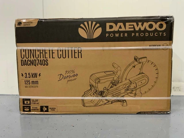 Daewoo - dacnq740s - betonzaag - afbeelding 2 van  10