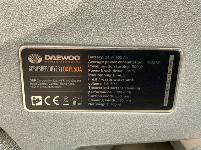 Daewoo - dafl50a - vloerreiniger - afbeelding 32 van  40
