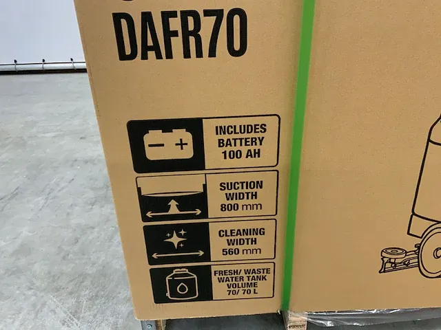 Daewoo - dafr70 - industriële schrobzuigmachine - afbeelding 9 van  19