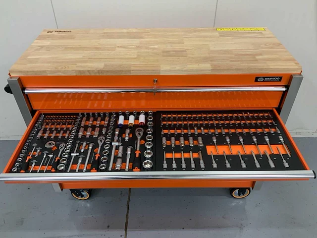 Daewoo - damw387 - gereedschapswagen + 4 in 1 accugereedschap - afbeelding 3 van  19