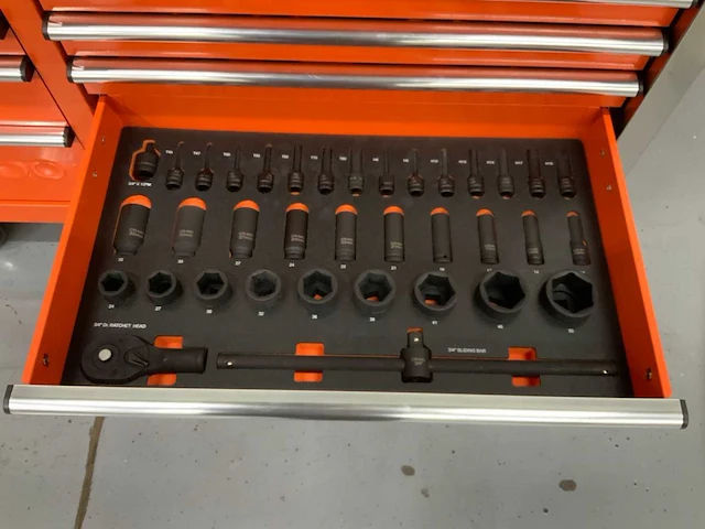 Daewoo - damw387 - gereedschapswagen + 4 in 1 accugereedschap - afbeelding 16 van  19