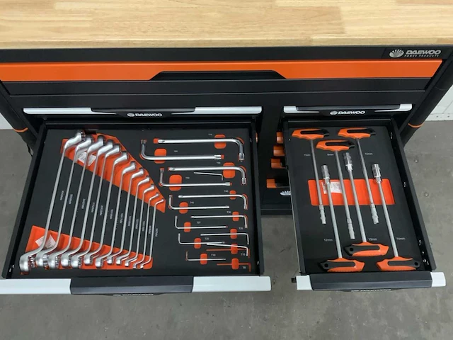 Daewoo - damws267 + 4 in 1 set - gereedschapswagen - afbeelding 4 van  16