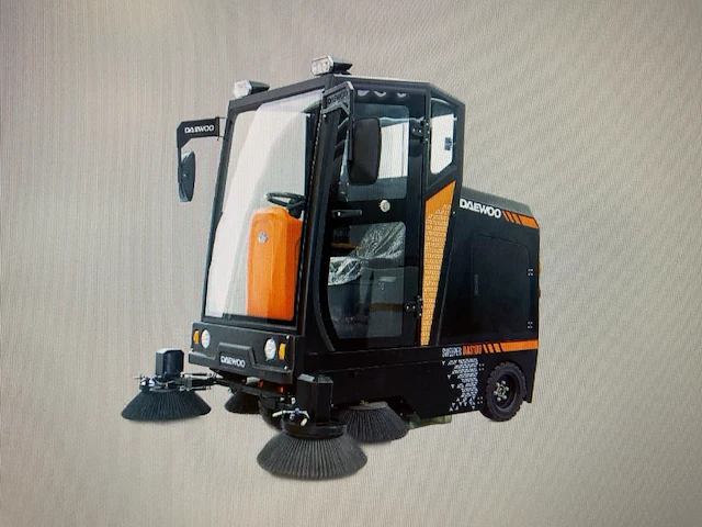 Daewoo - das 100 met cabine - zelfrijdende veegmachine - afbeelding 33 van  37