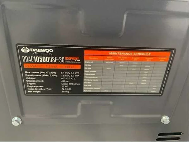 Daewoo - ddae10500dse-3g diesel - noodstroomaggregaat (4x) - afbeelding 5 van  14