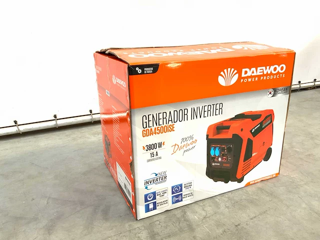 Daewoo - gda4500ise - inverter generator 3800w 15a - 2023 - afbeelding 5 van  11