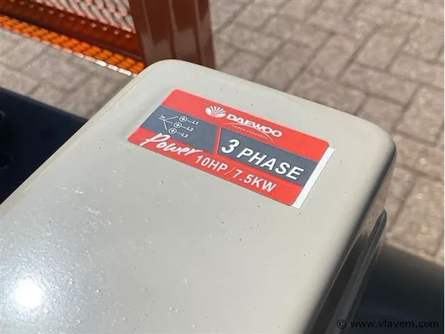 Daewoo 500l luchtcompressor - afbeelding 5 van  8