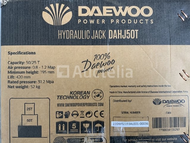 Daewoo 50t. dahj garage krik - afbeelding 1 van  11