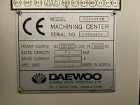 Daewoo ace-h500 cnc bewerkingscentrum - afbeelding 19 van  26