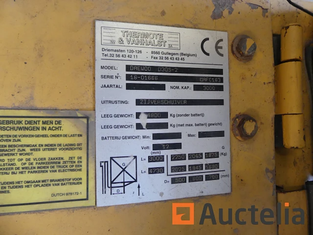 Daewoo d3qs-2 vorkheftruck - afbeelding 21 van  23