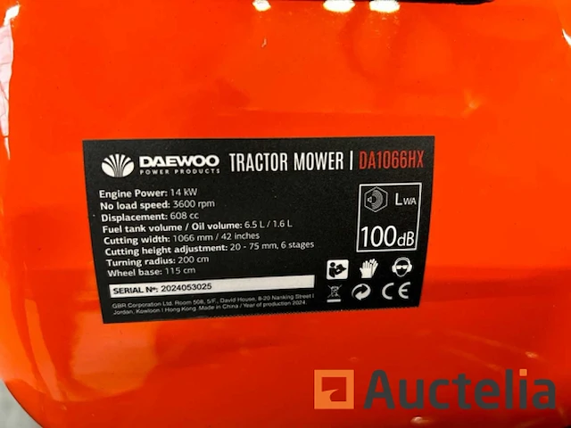 Daewoo da1066hx zitmaaier - afbeelding 41 van  45