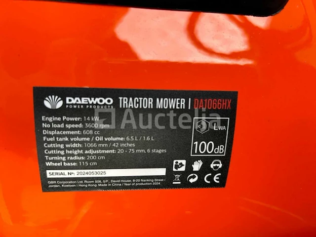 Daewoo da1066hx zitmaaier - afbeelding 11 van  45