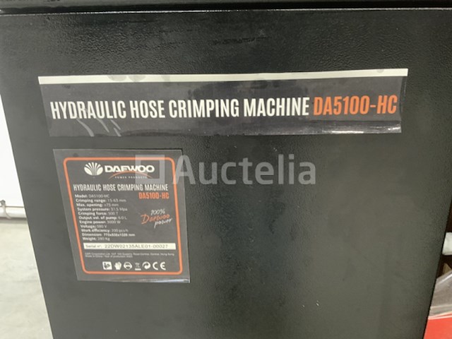 Daewoo da5100-hc hydraulische slangenpers - afbeelding 4 van  13