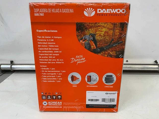 Daewoo dabl7662 benzine rugbladblazer - afbeelding 7 van  15