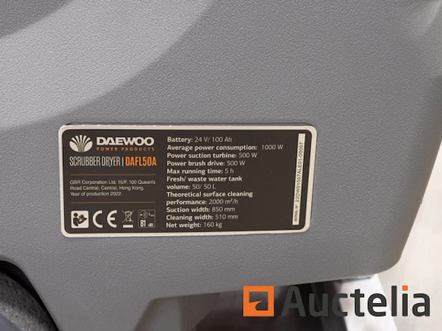 Daewoo dafl50a schrobmachine - afbeelding 17 van  17