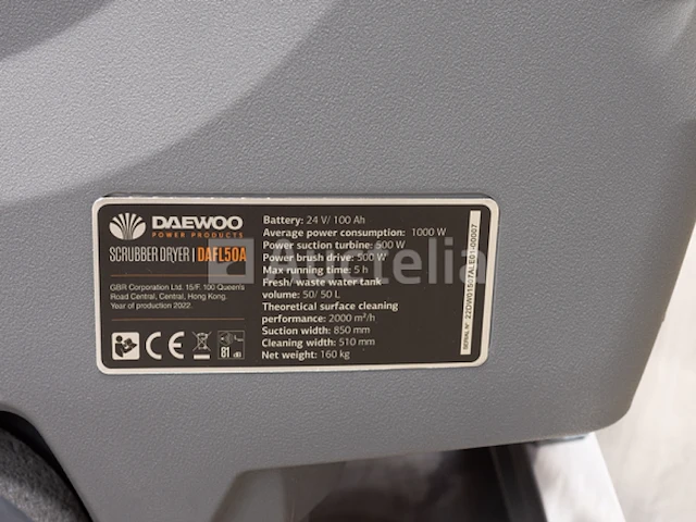 Daewoo dafl50a schrobmachine - afbeelding 11 van  17