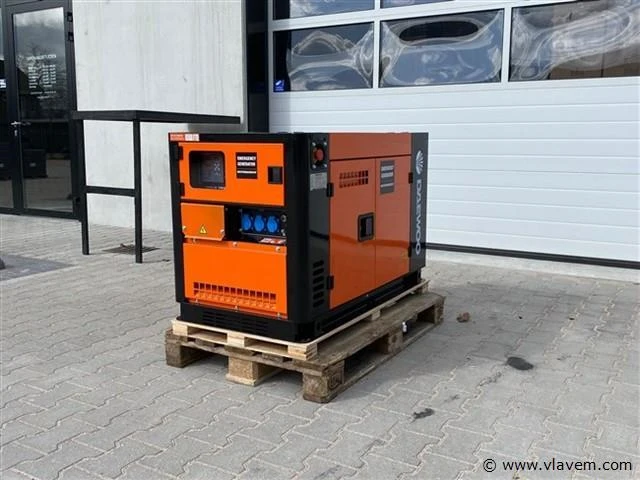 Daewoo dagfs-15ac diesel stroomgenerator - afbeelding 1 van  9