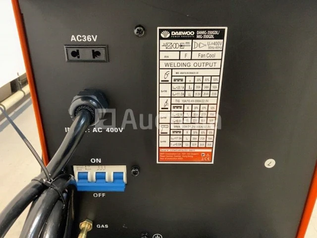 Daewoo damig-350gdl las apparaat - afbeelding 9 van  18