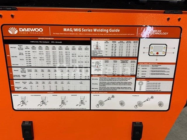 Daewoo damig-350gdl las apparaat - afbeelding 4 van  18
