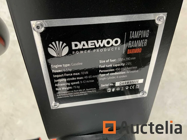 Daewoo darm80 vibratie stamper - afbeelding 3 van  9