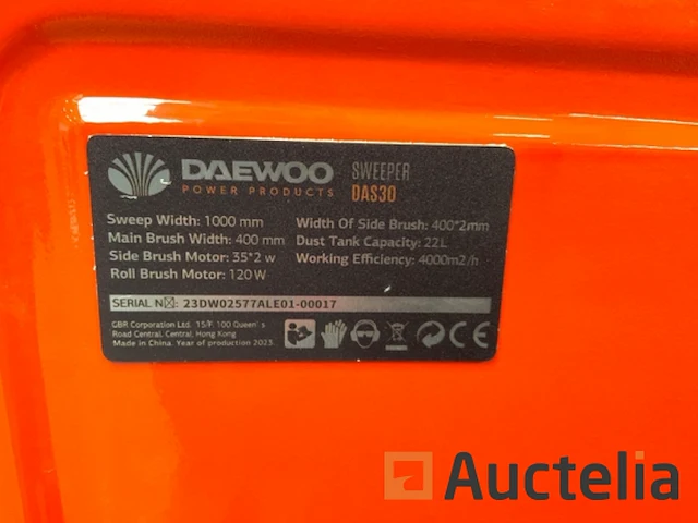Daewoo das30 veegmachine - afbeelding 6 van  18