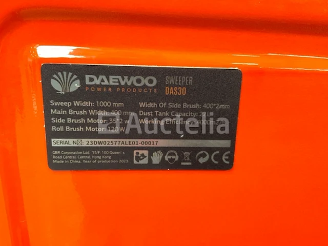 Daewoo das30 veegmachine - afbeelding 8 van  18