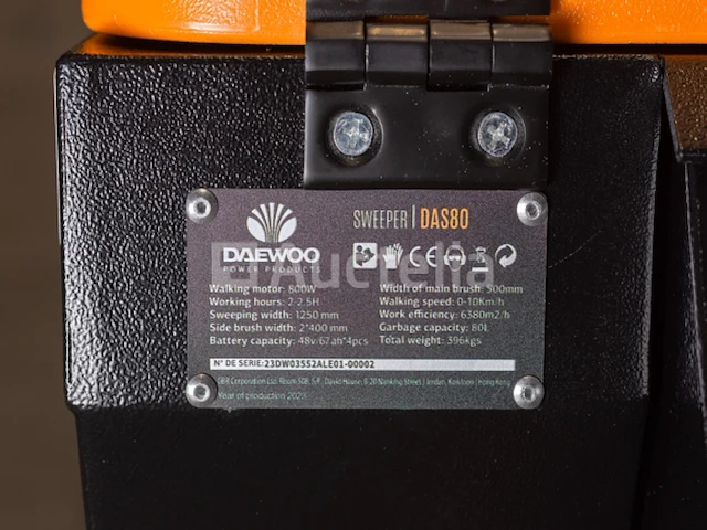 Daewoo das80 veegmachine veegmachine - afbeelding 5 van  14
