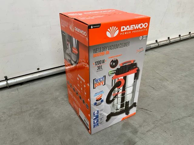 Daewoo davc1200-30l industriële nat- droogstofzuiger - afbeelding 14 van  14