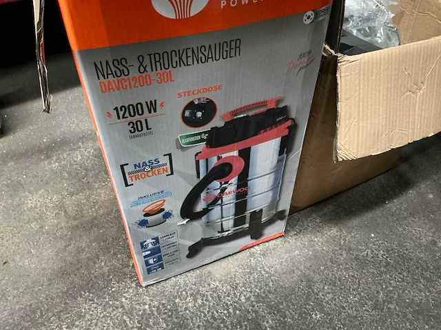 Daewoo davc1200-30l industriële stofzuiger - afbeelding 2 van  4