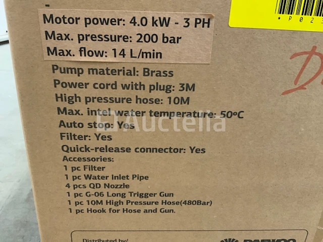 Daewoo daw4000e-3 hogedrukreiniger - afbeelding 11 van  15