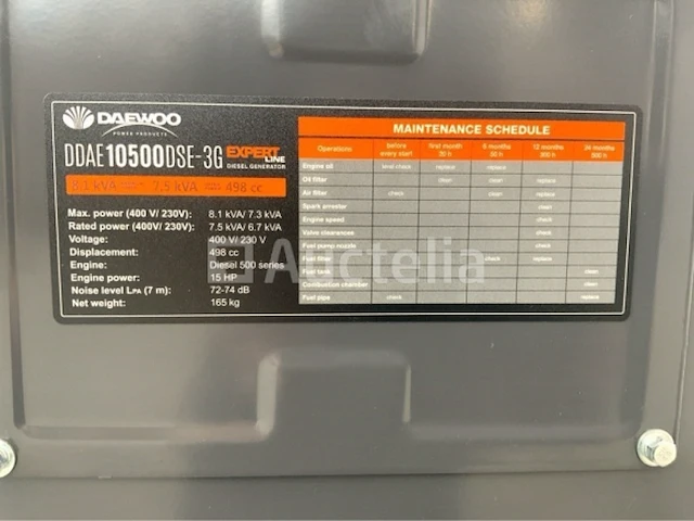 Daewoo ddae10500dse-3g diesel generator - afbeelding 8 van  14
