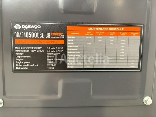Daewoo ddae10500dse-3g diesel generator - afbeelding 8 van  14