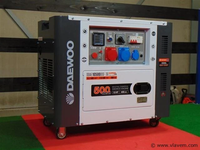 Daewoo ddae10500dse-3g diesel stroomgenerator - afbeelding 5 van  7