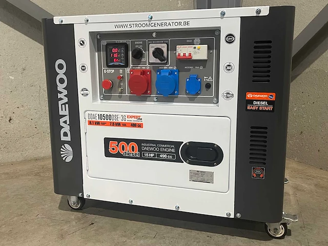 Daewoo ddae10500dse-3g diesel stroomgenerator - afbeelding 14 van  20