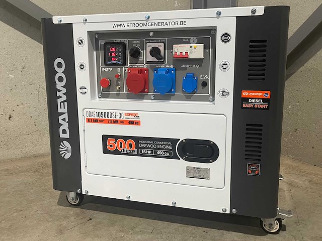 Daewoo ddae10500dse-3g diesel stroomgenerator - afbeelding 14 van  20