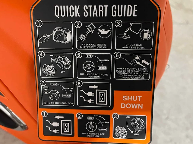 Daewoo gda2500is inverter stroomgenerator - afbeelding 11 van  19