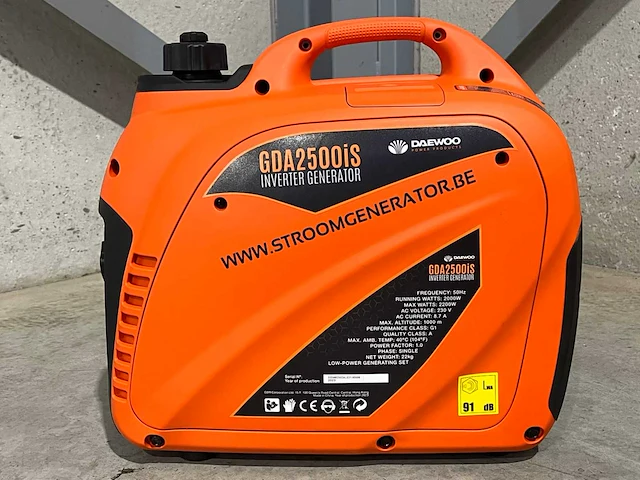Daewoo gda2500is inverter stroomgenerator - afbeelding 16 van  19